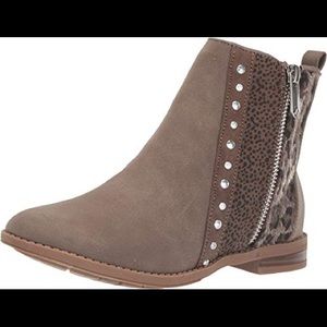 Animal Print Zipper Boot